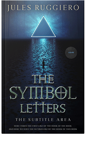 Pre Made Book Cover Ebony