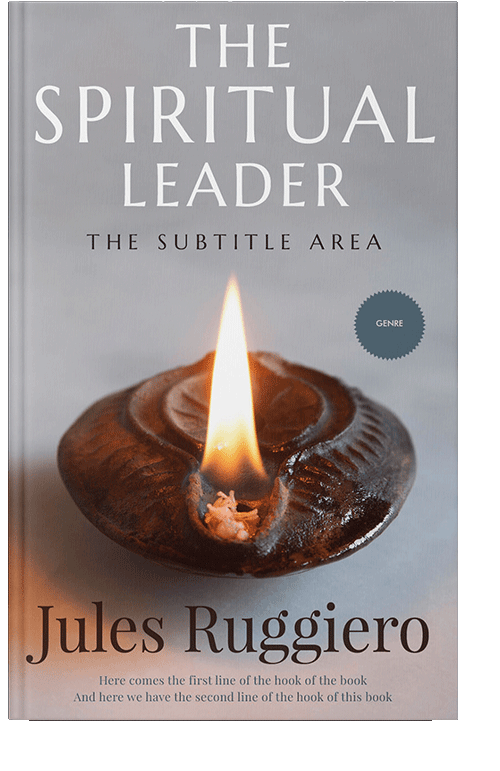 Front view of Pink Swan #7808 - Premade Religion & Spirituality Book Cover