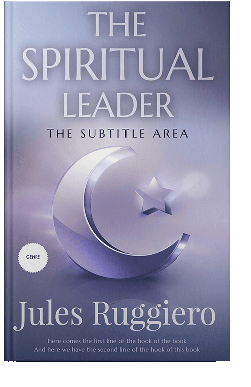 Front view of Amethyst Smoke #7809 - Premade Religion & Spirituality Book Cover | BookCoverZone