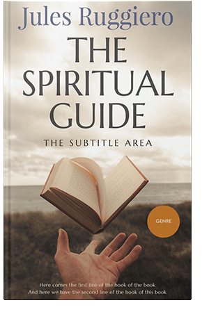 Pre Made Book Cover Taupe