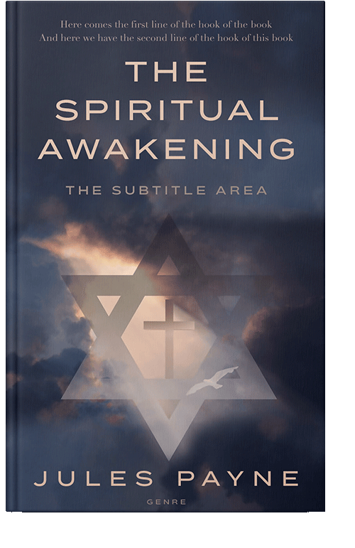 Front view of Ebony Clay #7826 - Premade Religion & Spirituality Book Cover