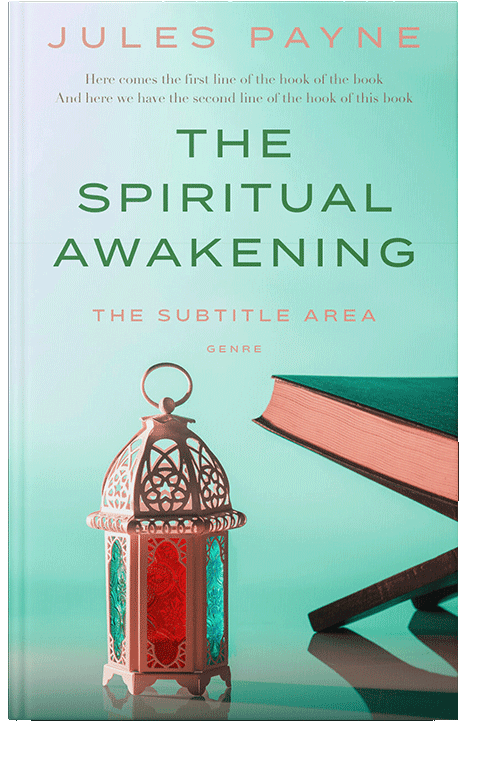 Front view of Jagged Ice #7827 - Premade Religion & Spirituality Book Cover