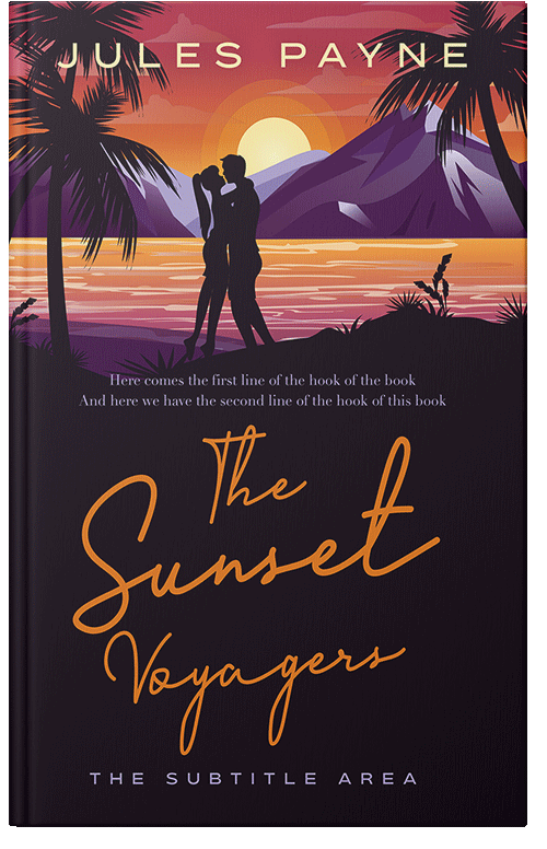 Front view of Premade Romance Book Cover - Gondola