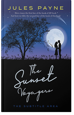 Pre Made Book Cover Ebony