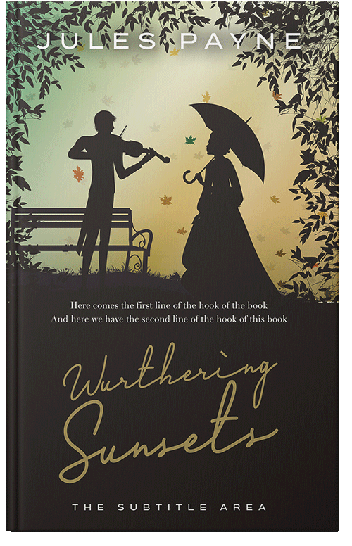 Front view of Premade Romance Book Cover - Zeus