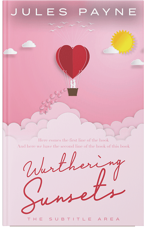 Front view of Azalea #7854 - Premade Romance Book Cover