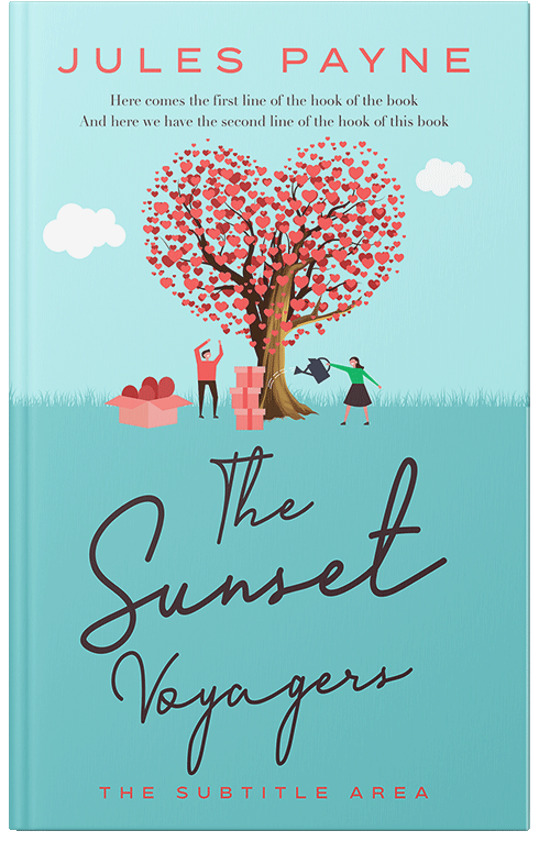 Front view of Premade Romance Book Cover - Skeptic