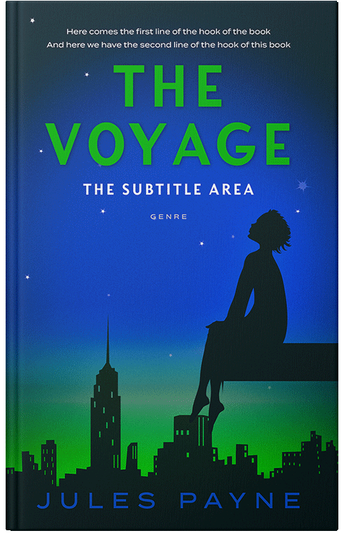 Front view of Premade Teen & Young Adult Book Cover - Tiber