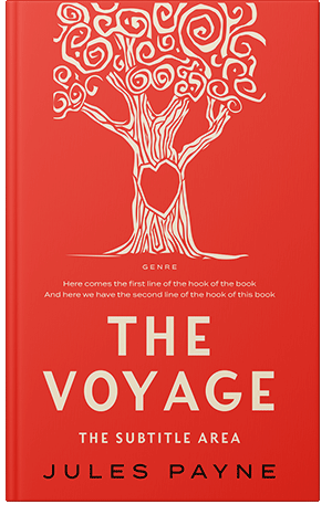 Pre Made Book Cover Pomegranate