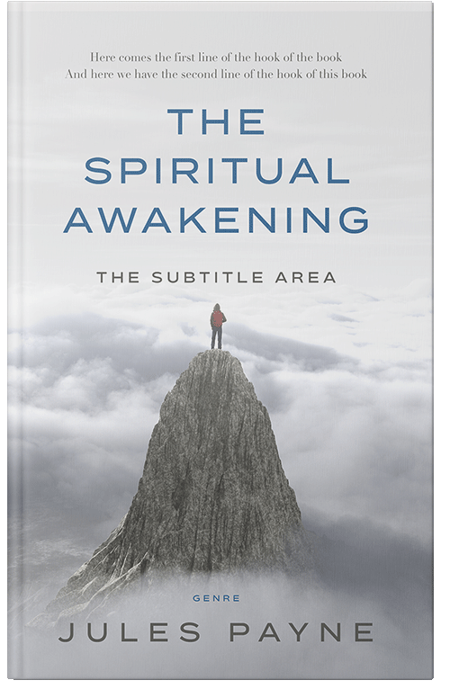 Front view of Premade Self-Improvement & Self-Help Book Cover - Iron