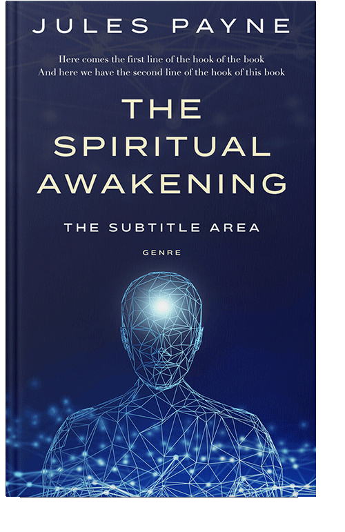 Front view of Violet #7871 - Premade Health & Mind & Body Book Cover