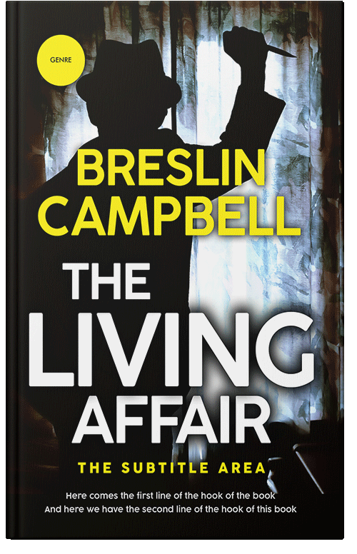 Front view of Premade Mystery & Thriller & Suspense Book Cover - Cod Gray