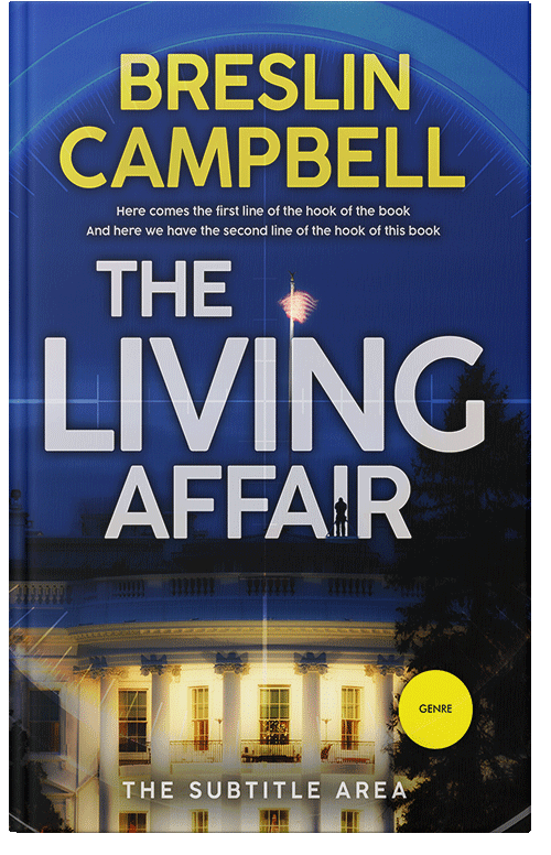 Front view of Premade Mystery & Thriller & Suspense Book Cover - Bunting