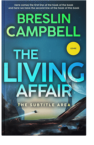 Pre Made Book Cover Blumine