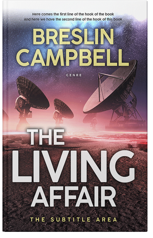 Front view of Thunder #7893 - Premade Science Fiction Book Cover