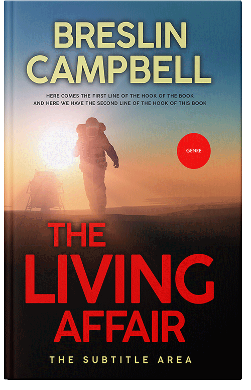 Front view of Thunder #7894 - Premade Science Fiction Book Cover