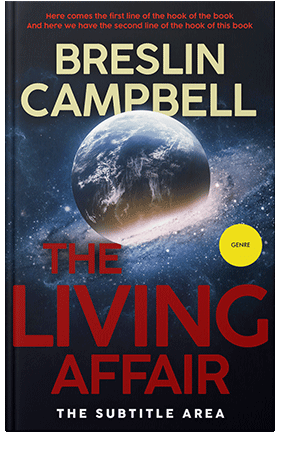 Pre Made Book Cover Ebony