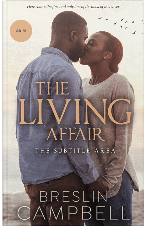 Front view of Wafer #7908 - Premade Romance Book Cover