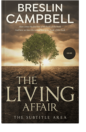 Pre Made Book Cover Bistre