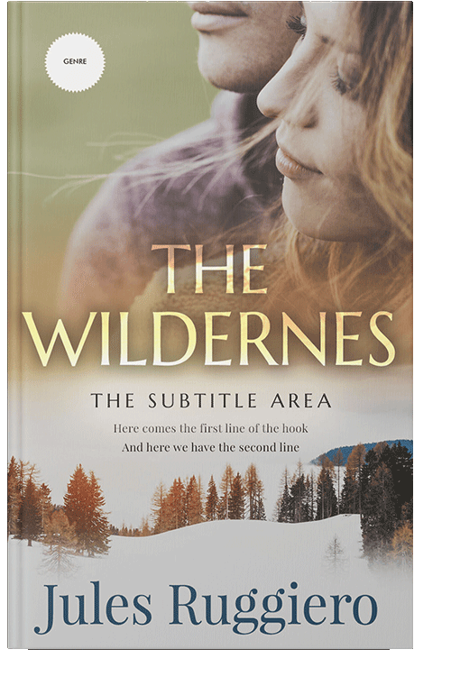 Front view of Sandrift #7920 - Premade Romance Book Cover