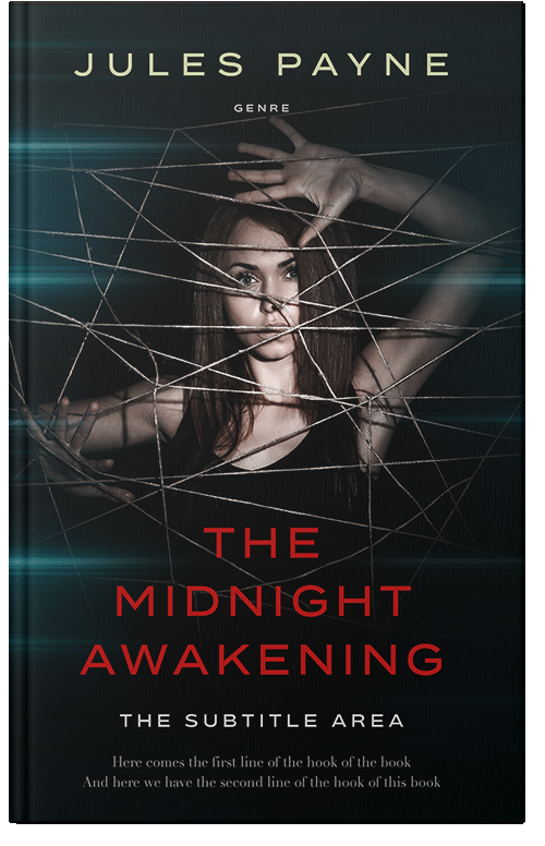 Front view of Premade Mystery & Thriller & Suspense Book Cover - Woodsmoke