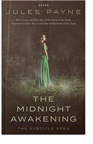 Pre Made Book Cover English Walnut