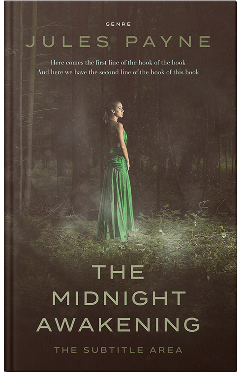 Front view of English Walnut #7938 - Premade Mystery & Thriller & Suspense Book Cover