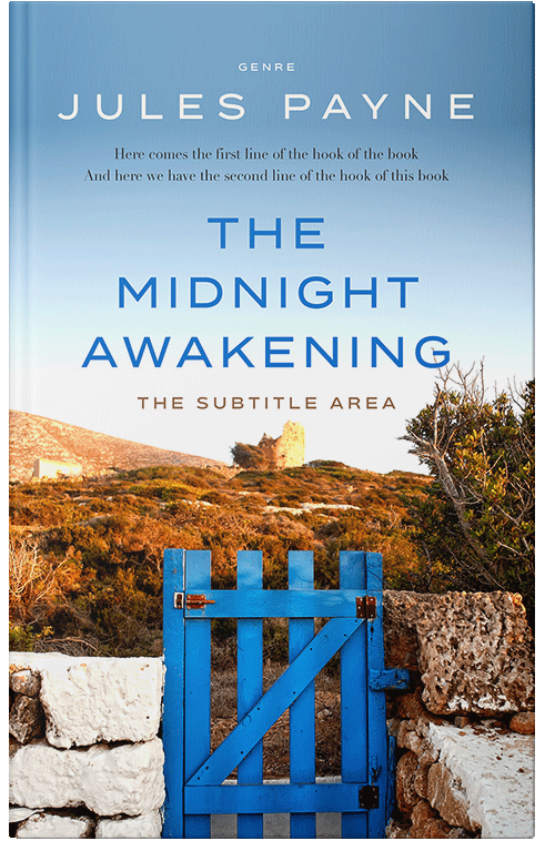 Front view of Premade Literary Fiction Book Cover - Geyser