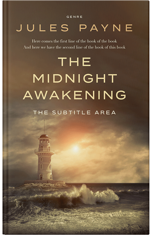 Front view of Premade Mystery & Thriller & Suspense Book Cover - Irish Coffee