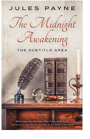 Pre Made Book Cover Pearl Bush