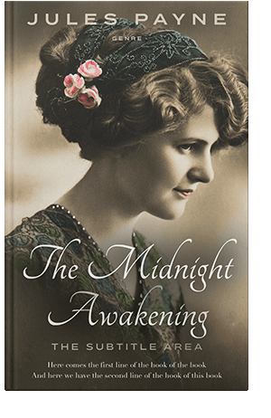 Pre Made Book Cover Taupe