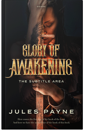 Pre Made Book Cover Antique Brass