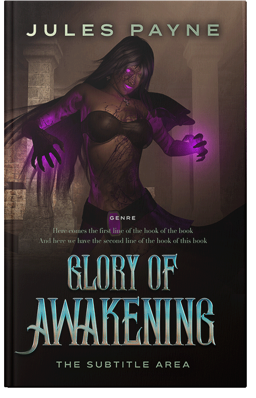 Front view of Gondola #7961 - Premade Fantasy Book Cover