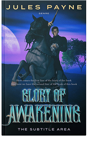 Pre Made Book Cover Black Pearl