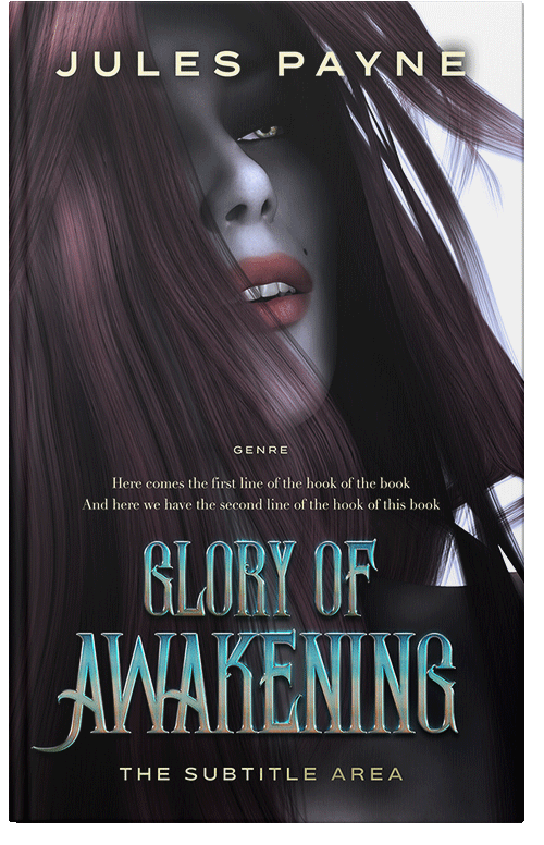 Front view of Premade Horror Book Cover - Thunder