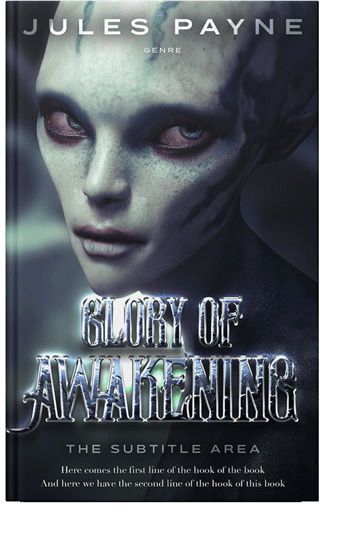 Front view of Mirage #7965 - Premade Science Fiction Book Cover