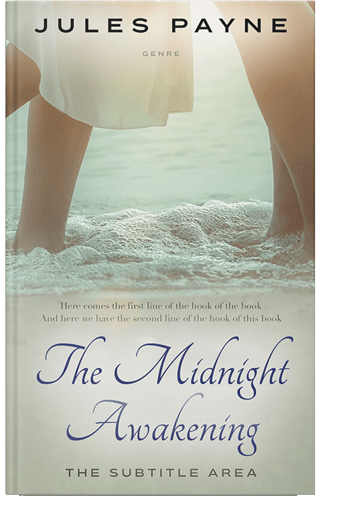 Front view of Foggy Gray #7972 - Premade Romance Book Cover