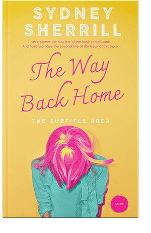 Pre Made Book Cover Goldenrod