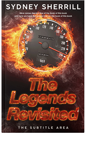 Pre Made Book Cover Burnt Sienna