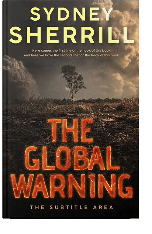 Front view of Tussock #8013 - Premade Apocalyptica Book Cover