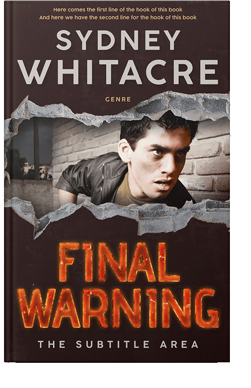 Front view of Eunry #8022 - Premade Mystery & Thriller & Suspense Book Cover