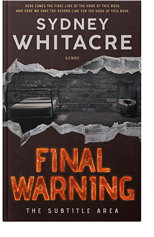 Pre Made Book Cover Cocoa Brown