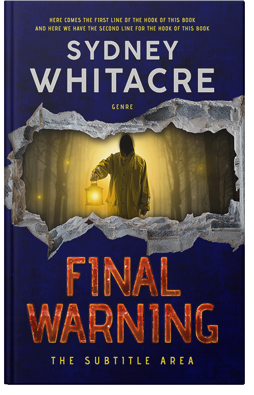 Front view of Twine #8026 - Premade Mystery & Thriller & Suspense Book Cover