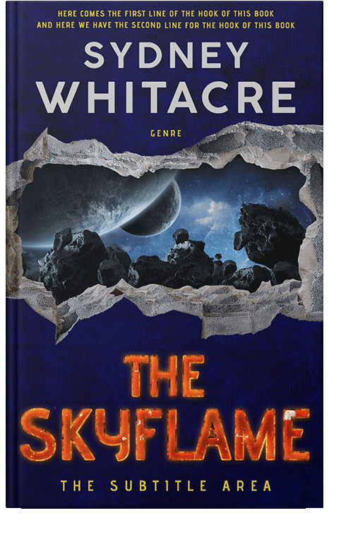 Front view of Sandrift #8030 - Premade Apocalyptica Book Cover