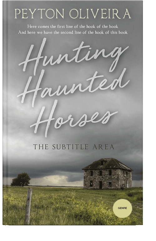 Front view of Lemon Grass #8043 - Premade Literary Fiction Book Cover