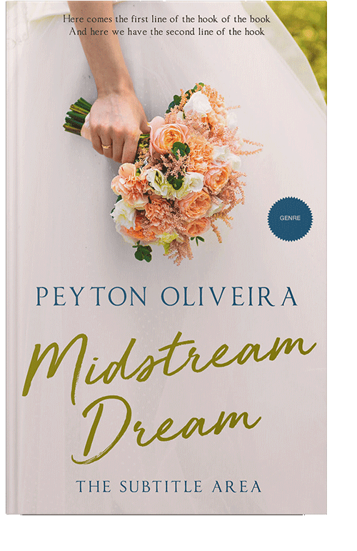 Front view of Pearl Bush #8045 - Premade Romance Book Cover