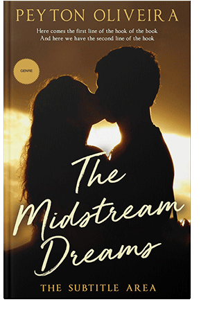 Pre Made Book Cover Harvest Gold