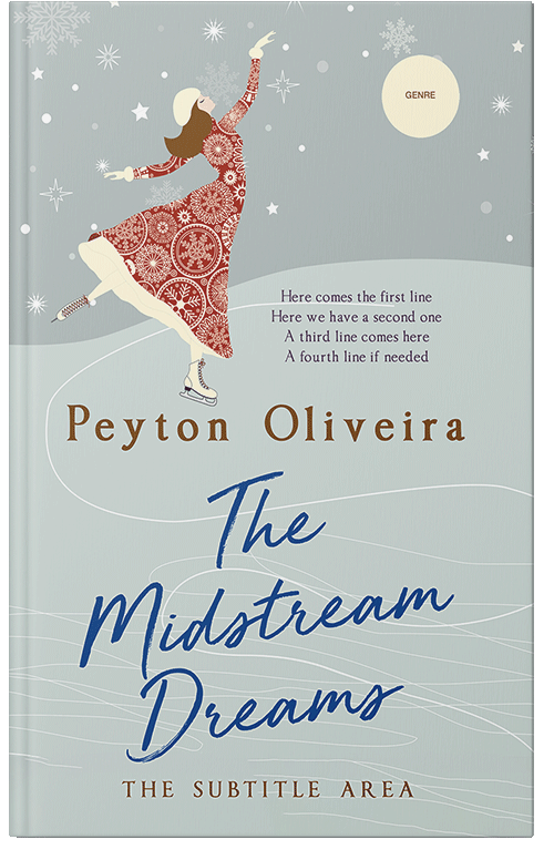 Front view of Tiara #8058 - Premade Teen & Young Adult Book Cover