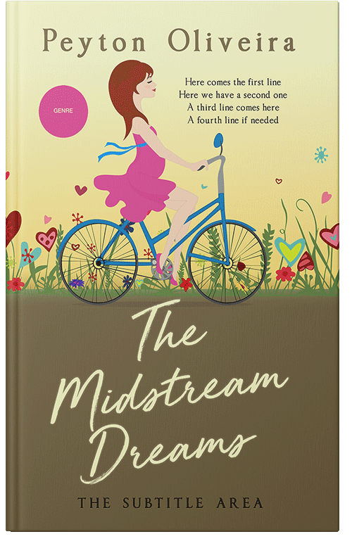 Front view of Premade Chick Lit Book Cover - Shadow