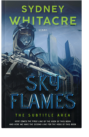 Pre Made Book Cover Ebony